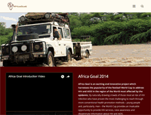 Tablet Screenshot of africagoal.com